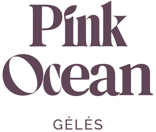 Pink Ocean Gėlės logo